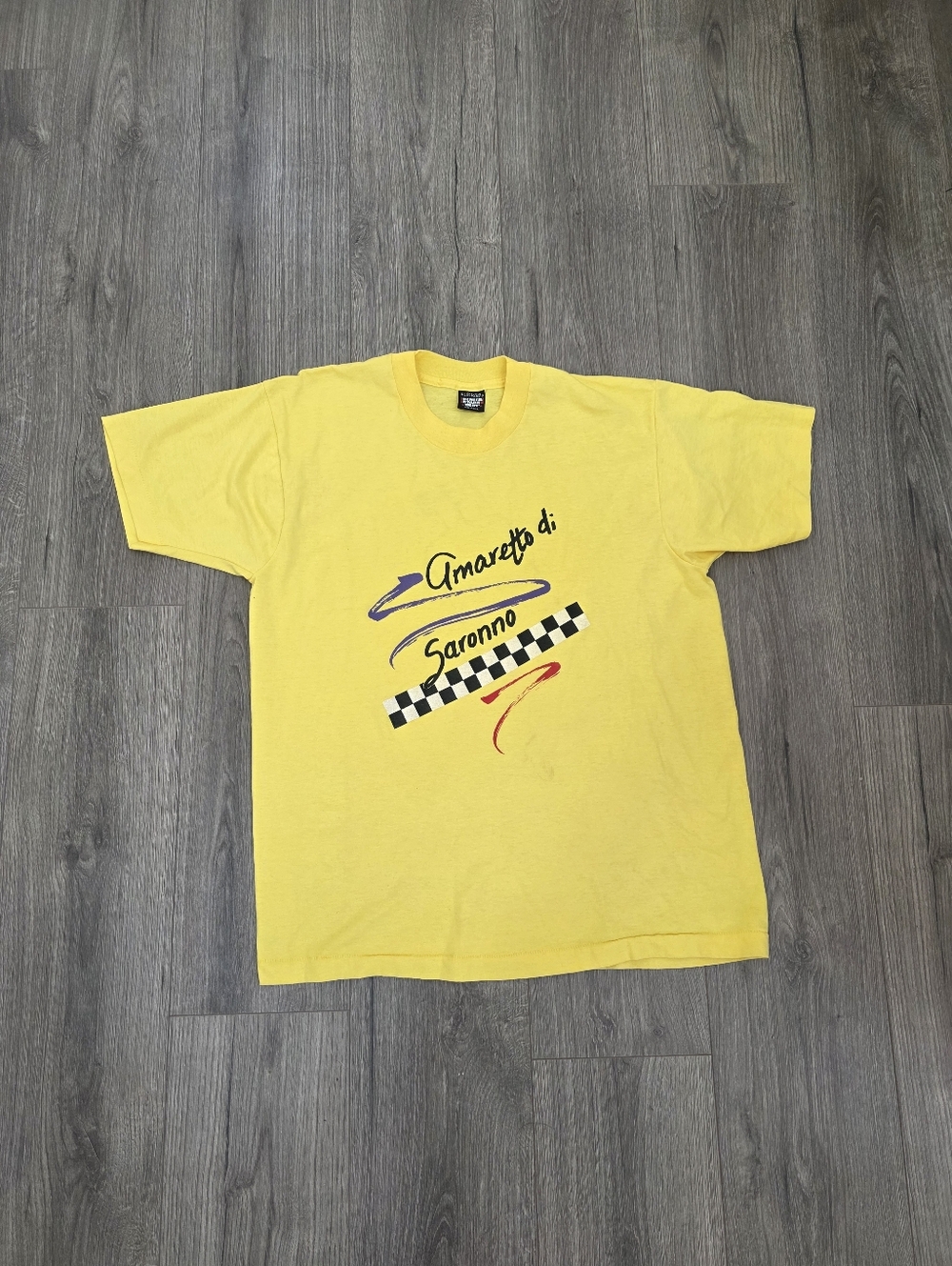 Vintage Amaretto Di Saronno T Shirt Mens Size XL Fits Large